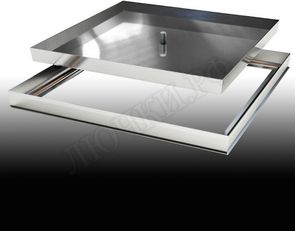 Напольный люк Премиум 54 мм 2 створки Напольный люк Премиум 54 мм 2 створки