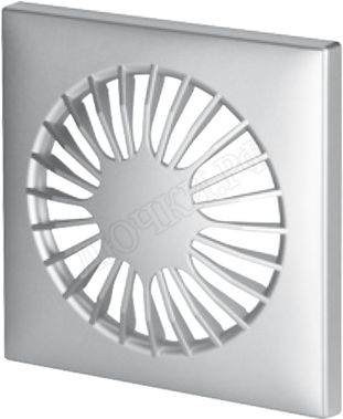 Вытяжной вентилятор Awenta System+, Turbo, 100 KWT100M, Omega, POSA100, Серебро (сатин), пластик Вытяжной вентилятор Awenta System+, Turbo, 100 KWT100M, Omega, POSA100, Серебро (сатин), пластик