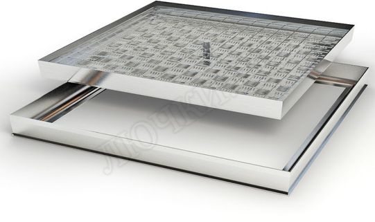 Напольный люк Премиум 48 мм 300*350 Напольный люк Премиум 48 мм 300*350