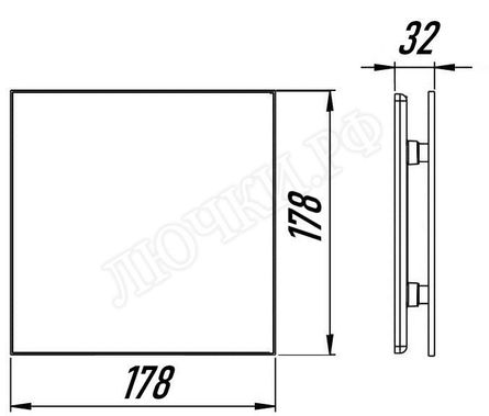 Вытяжной вентилятор Awenta System+, Silent, 125, KWS125T, PTGB125P, Чёрный глянцевый, стекло Вытяжной вентилятор Awenta System+, Silent, 125, KWS125T, PTGB125P, Чёрный глянцевый, стекло